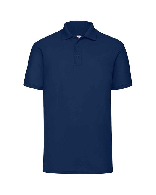 Fruit Of The Loom Blue 65/35 Polo Shirt for men