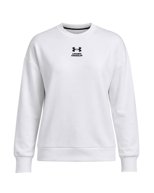 Under Armour White Summit Knit Oversize Sweater
