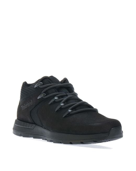 Timberland Black Sprint Trekker Low Lace Boots for men