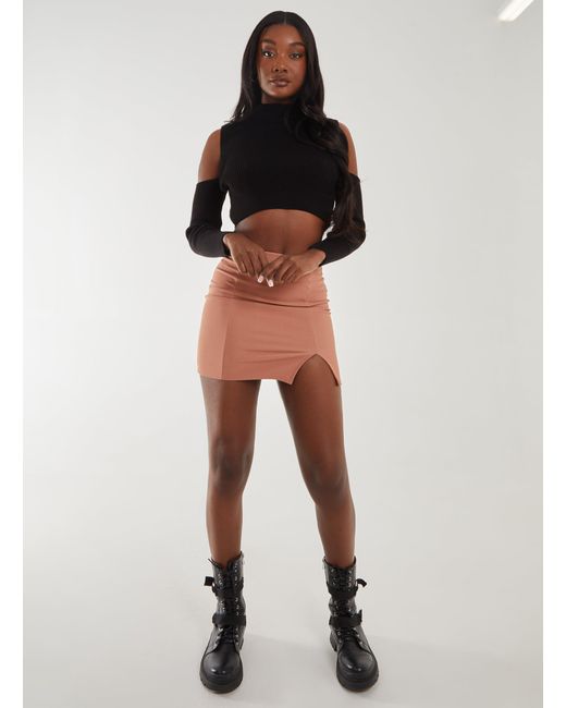 Pink Vanilla Natural Bandage Mini Skirt