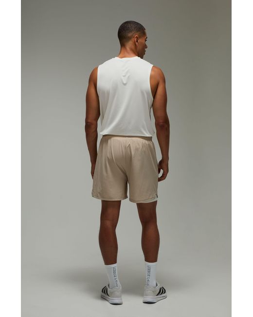 BoohooMAN Gray Common Pace Running Regular Fit Tank for men