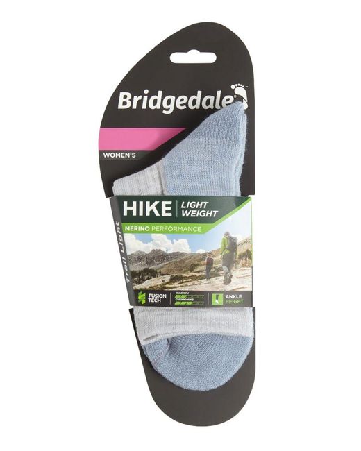 Bridgedale Gray Hiking Merino Socks