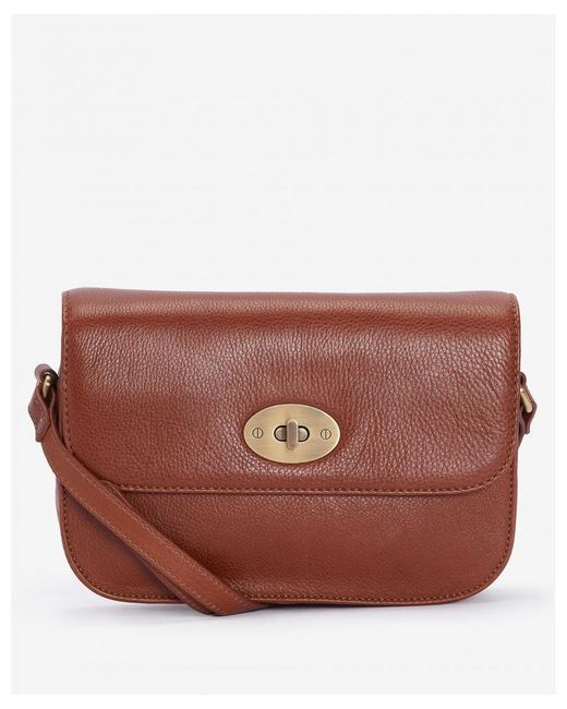 Barbour Natural Isla Leather Cross Body Bag