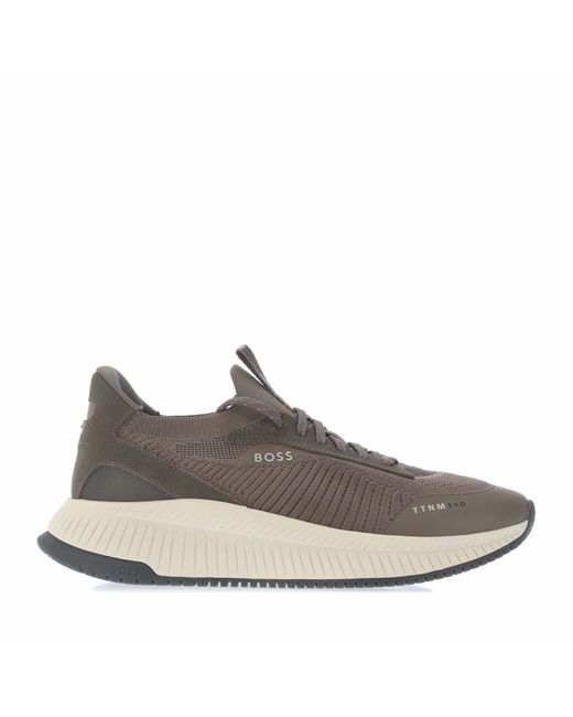 Boss Gray Ttnm Evo Trainers for men