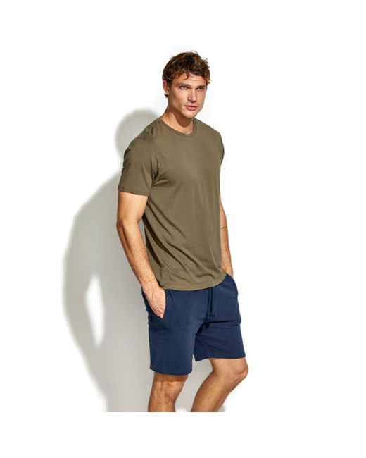 Panos Emporio Green Bamboo Cotton Blend T-Shirt for men