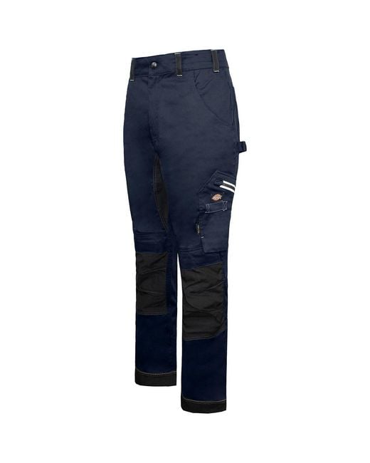 Dickies Blue Universal Flex Knee Pad Trousers Cotton for men
