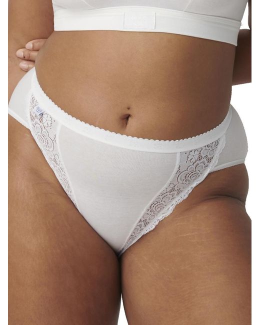 Sloggi Brown Chic Tai 4 Pack Briefs