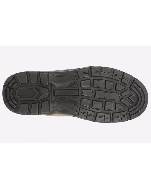 Grafters Gray San Diego Leather Safety Boots for men