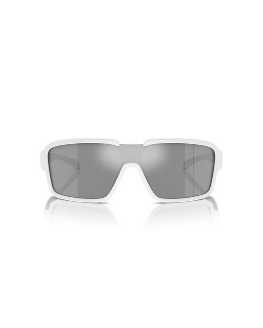 Arnette Gray White Resin Sunglasses for men