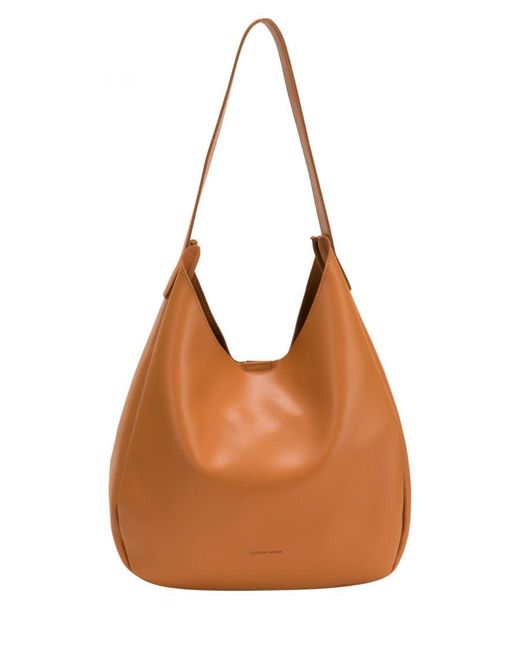 Claudia Canova Brown City Glide Hobo Tote Bag