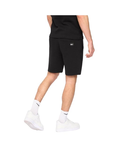 Duck and Cover Black Topfield Shorts Cotton for men