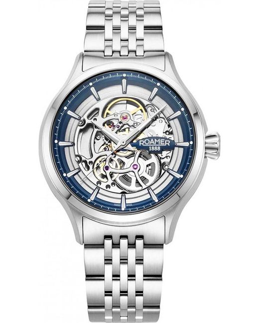 Roamer Gray 101984-41-45-10 Competence Skeleton Iv Watch for men