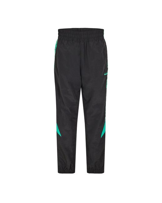 Diadora Gray Mvb Color Block Patterned Track Pants for men