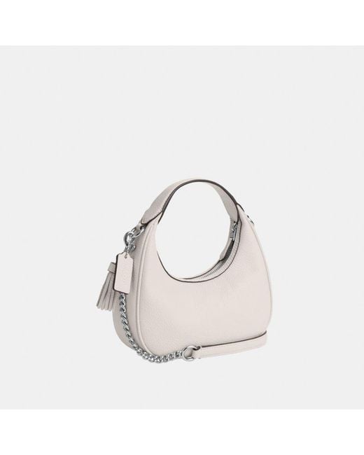 COACH White Carmen Mini Crossbody