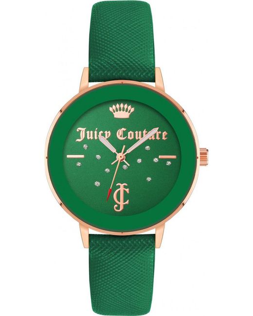 Juicy Couture Green Jc1264Rggn Ladies Watch