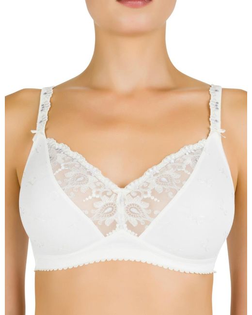 Felina White Conturelle By Symphony Non-Wired Bra