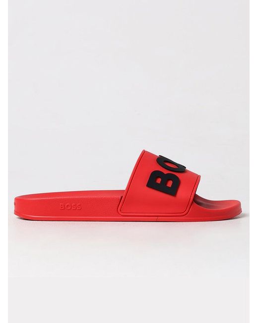 Boss Red Dark Kirk Slide for men