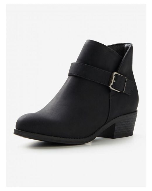 RIVERS Black Oft Grace Ankle Boot