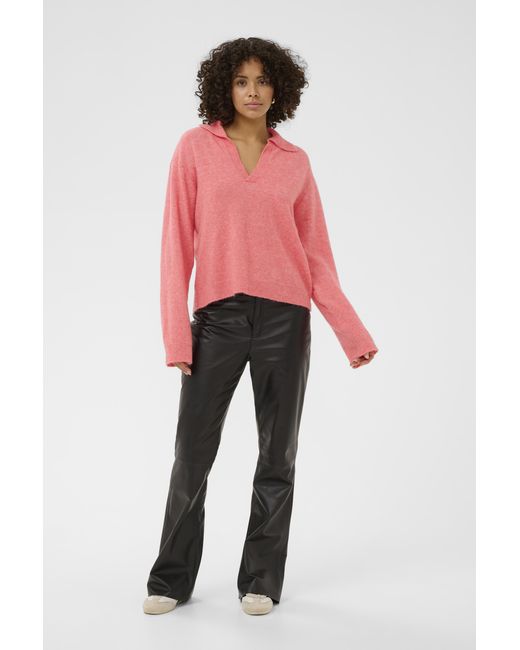 Kaffe Pullover Kajolanda Pullover Loose Fit in het Red