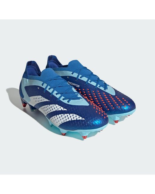 Adidas Originals Blue Predator Accuracy.1 Low Soft Ground Boots