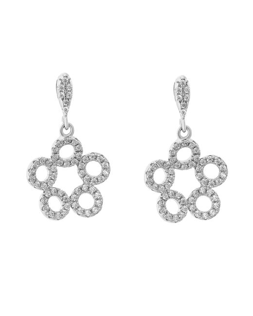 Orphelia Metallic 'Gabriella' 925 Sterling Drop Earrings