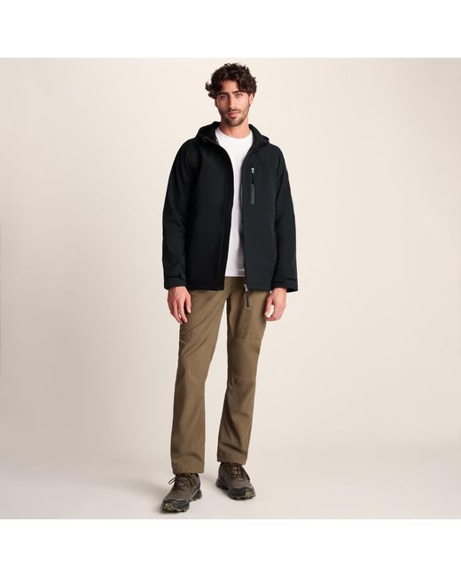 TOG24 Black Andro Hooded Waterproof Softshell Jacket for men