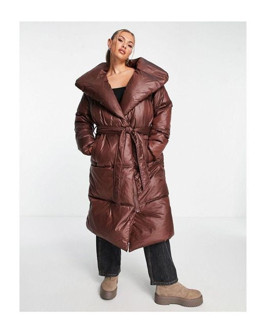 Missguided red coat cheap