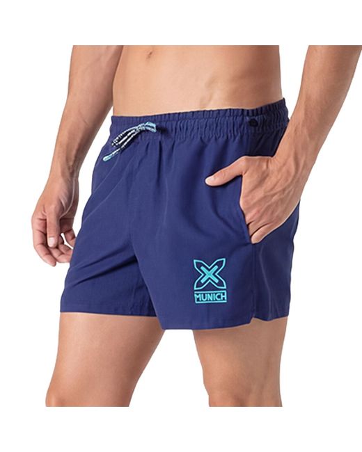 Munich Blue Swim Trunks Short Mu12 for men
