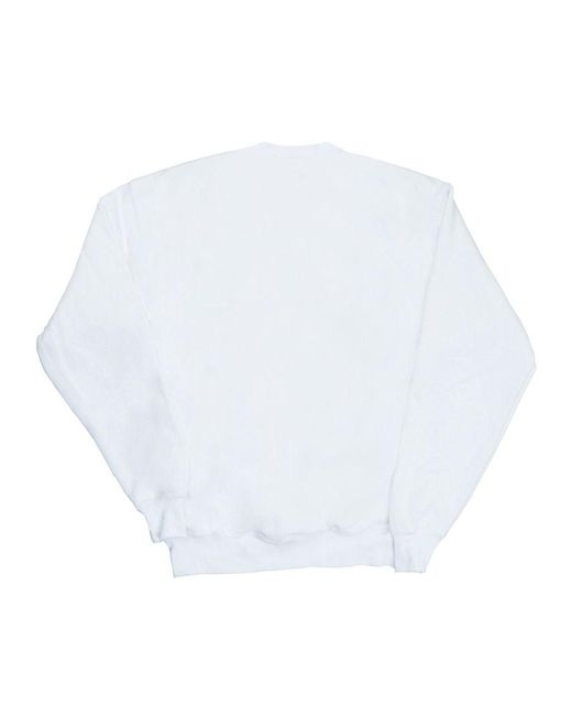 Disney White Ladies Classic Thumper Cotton Sweatshirt ()