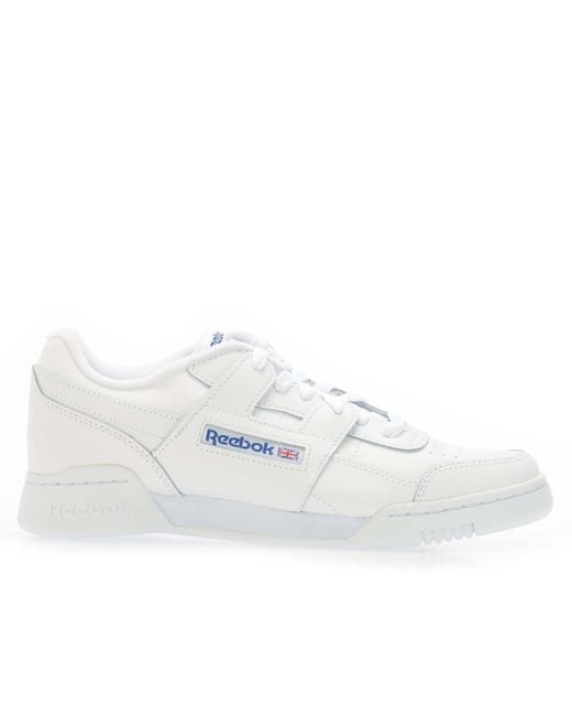Reebok White Workout Plus Trainers for men