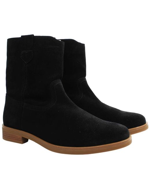 Clarks Black Memi Mid Boots