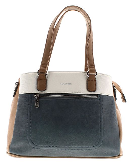 Wynsors Black Slouch Tote Bag Loyalty Zip Fastening
