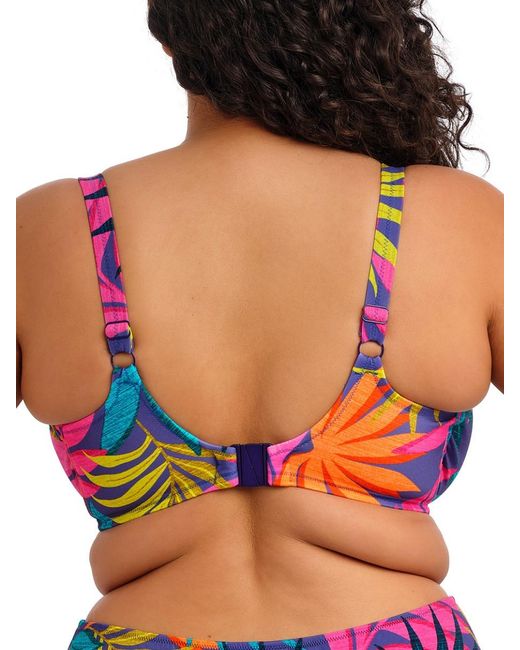 Elomi Black Porto Rafti Plunge Bikini Top