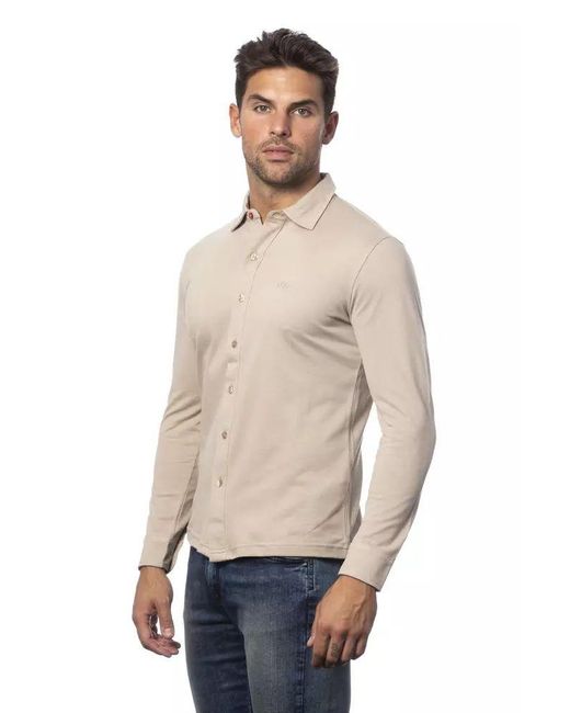 Verri Langarm-Strickshirt Freizeit in Natural für Herren