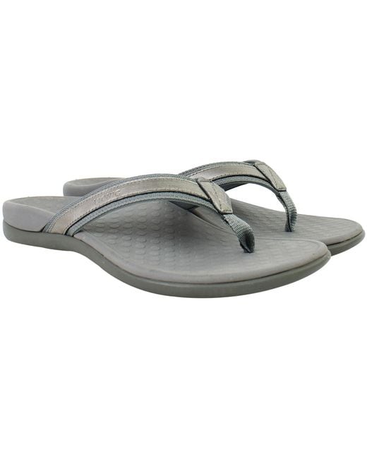 Vionic Brown Islander Flip-Flops