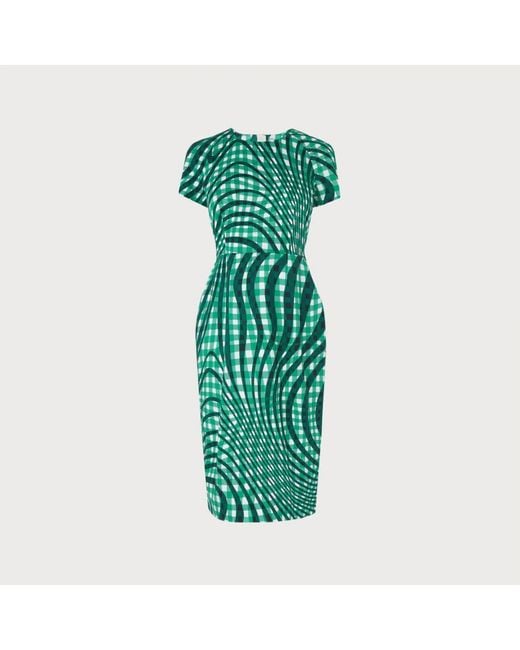 L.K.Bennett Green Kaleigh Dress, Cotton