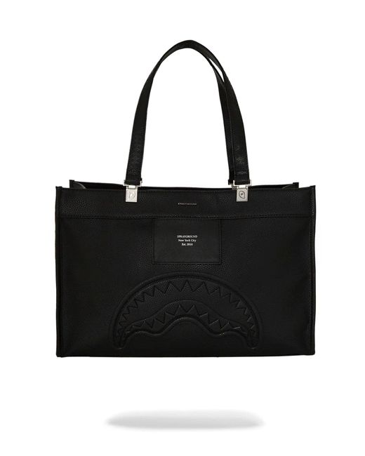 Sprayground Black The Hq Tortuga Tote
