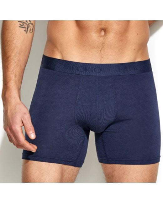 Panos Emporio Blue Bamboo Cotton Boxers 5Pk for men