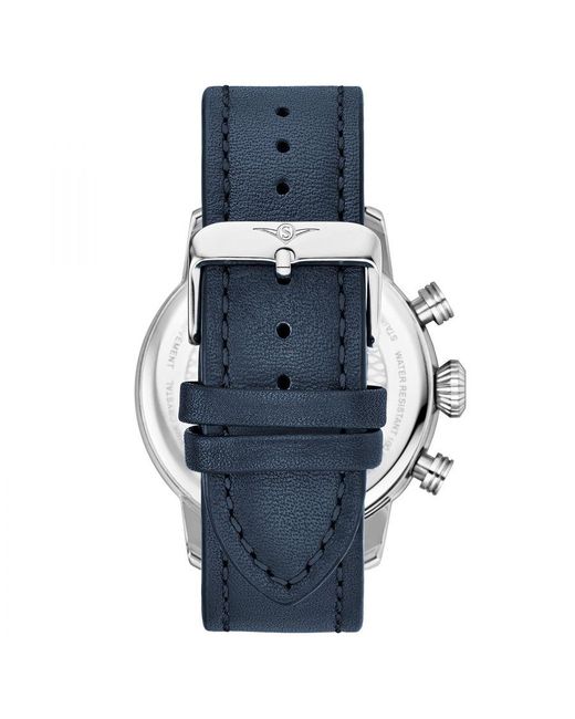 Stuhrling Blue 3956 Quartz 45Mm Aviator for men