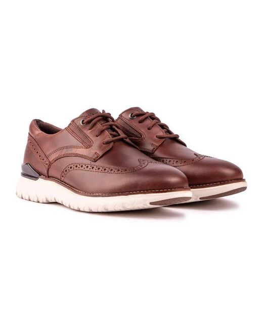 Rockport Red Total Motion Wingtip Trainers for men