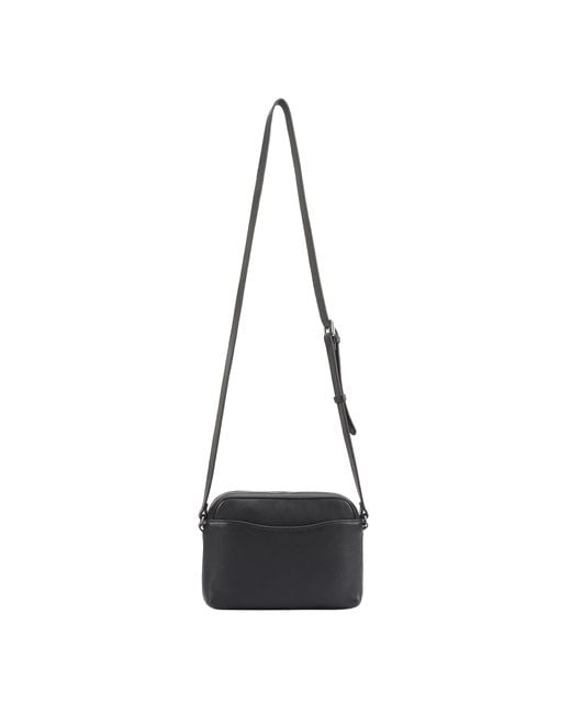 Paul Costelloe Black Simona Leather Cross Body Bag