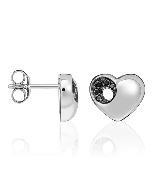 Orphelia Metallic 925 Sterling Stud Earrings