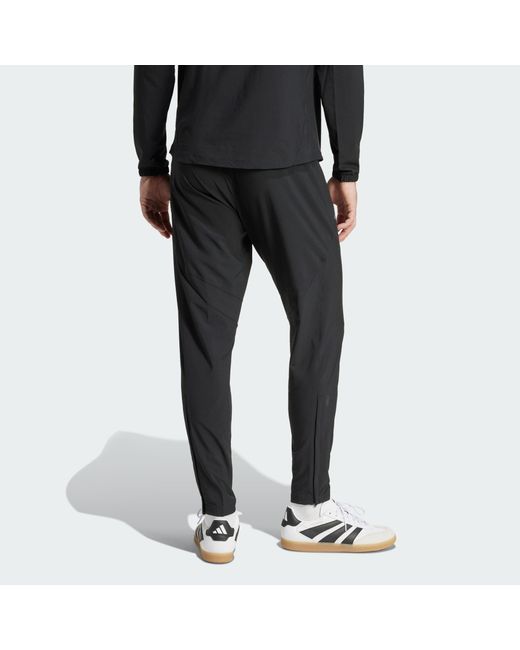 Adidas Originals Black Juventus Tiro 25 Competition Vis Tech Travel Pants for men