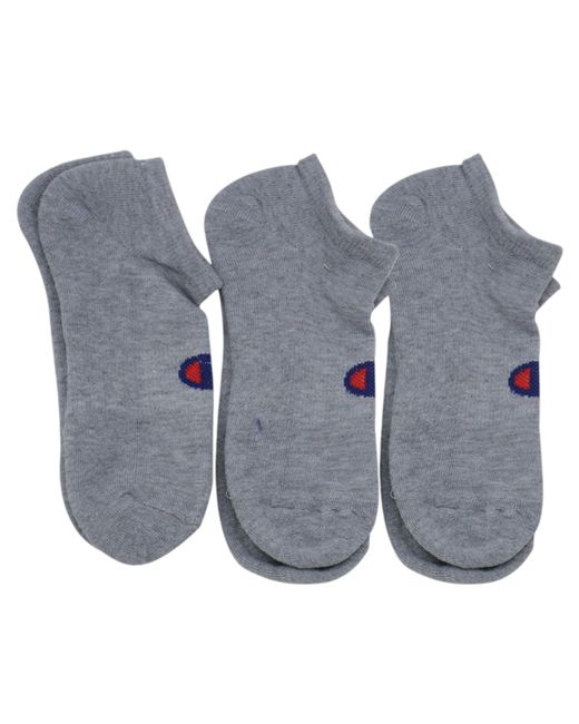 Champion Blue Low Cut Socks 3 Pack Regular Soft Cotton Gym Sports Trainer for men