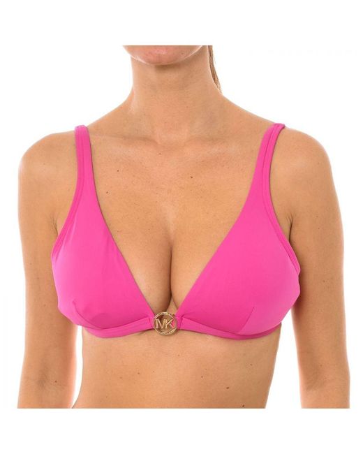 Michael Kors Triangel Bikini-beha Mm7m509 Vrouw in het Pink