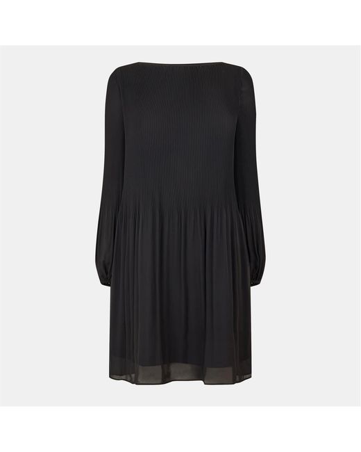 Boss Black Dasie Crew Neck Long Sleeve Knee Length Dress