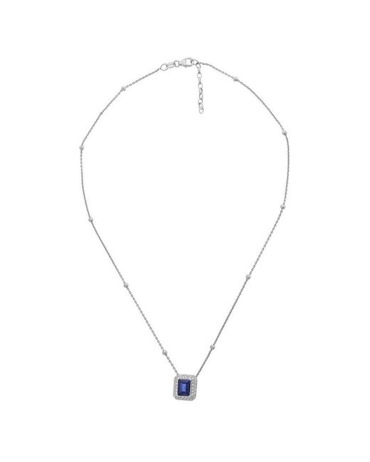 Orphelia Metallic 'Jackie' 925 Sterling Chain With Pendant