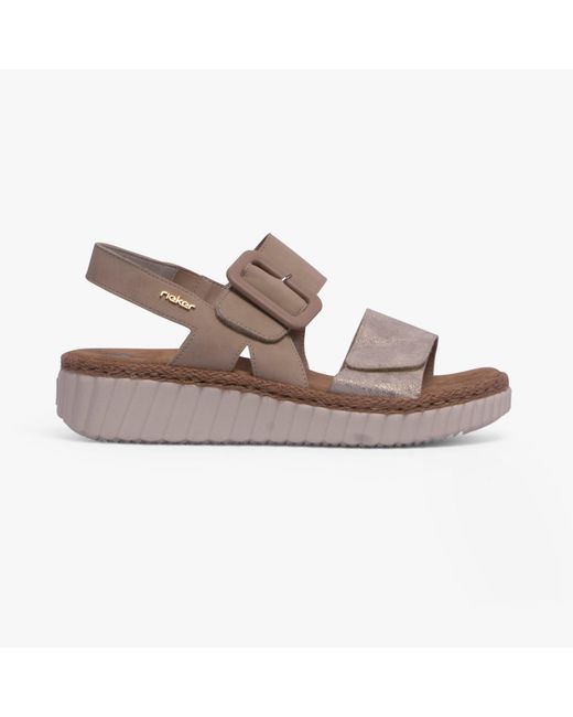 Rieker Brown 69260-60 Sandals