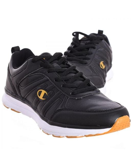 Champion Black Gal Sports Shoe With Lace Closure S10855
