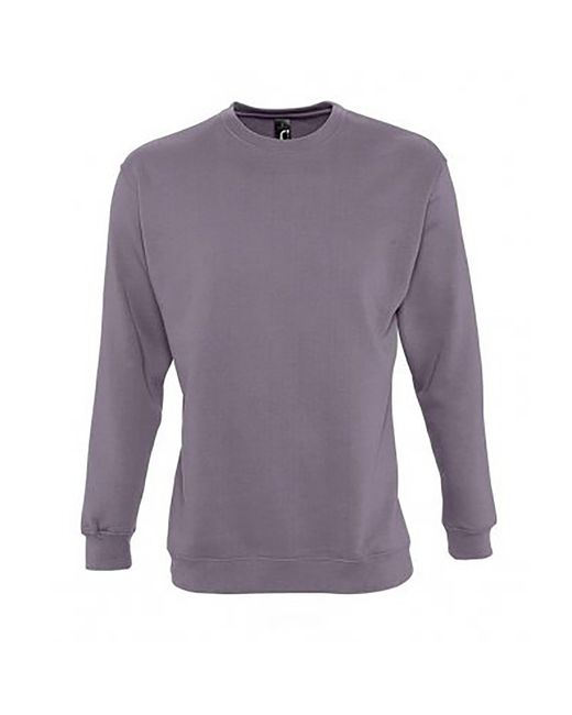 Sol's Purple Supreme Sweatshirt for men